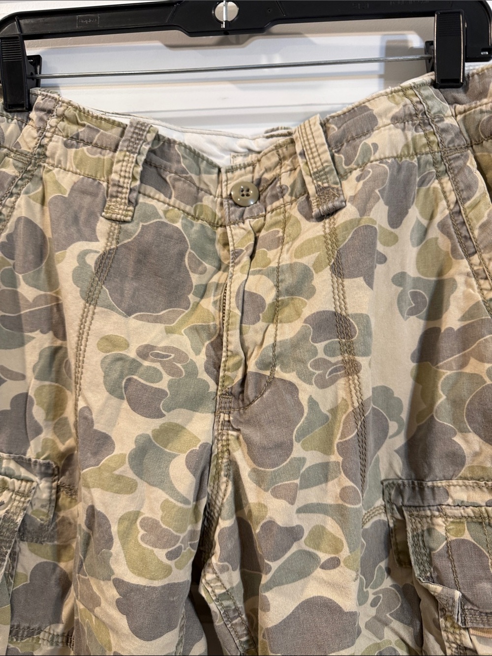 Denim & supply Polo Ralph Lauren Men Cargo Shorts tan Camo Military 31 - Picture 2 of 4